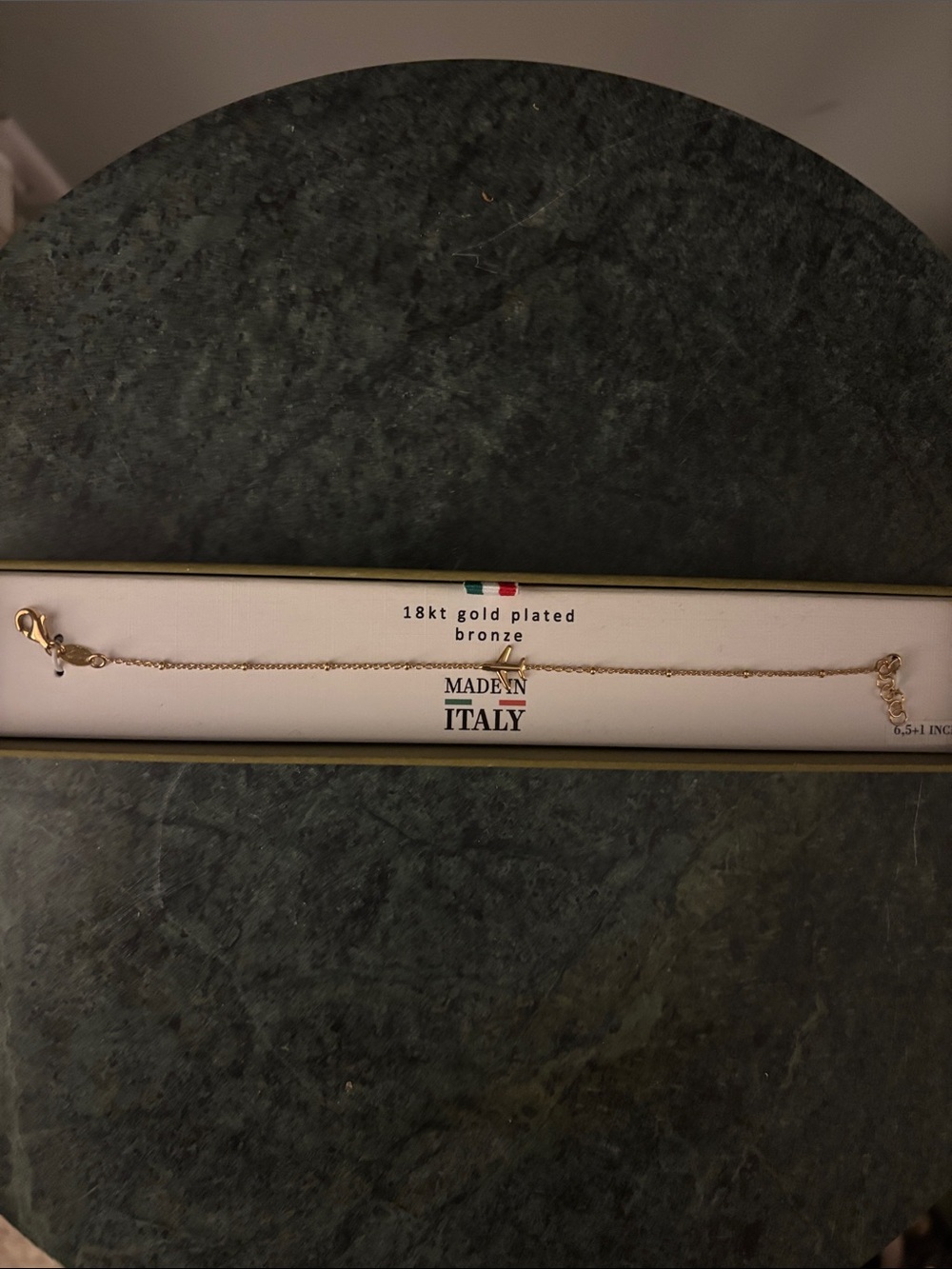 Mia Fiore 18kt Gold Plated Bronze Women's Airplane Bracelet